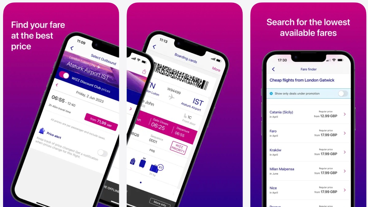 Wizz Air հավելված